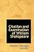 Citation and Examination of...