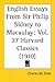 English Essays From Sir Philip Sidney to Macaulay: Part 27 Harvard Classics
