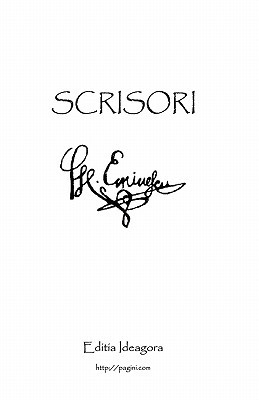 Scrisori: Cele Cinci Scrisori Poetice (Romanian Edition)