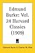 Harvard Classics, Vol 24 by Charles William Eliot