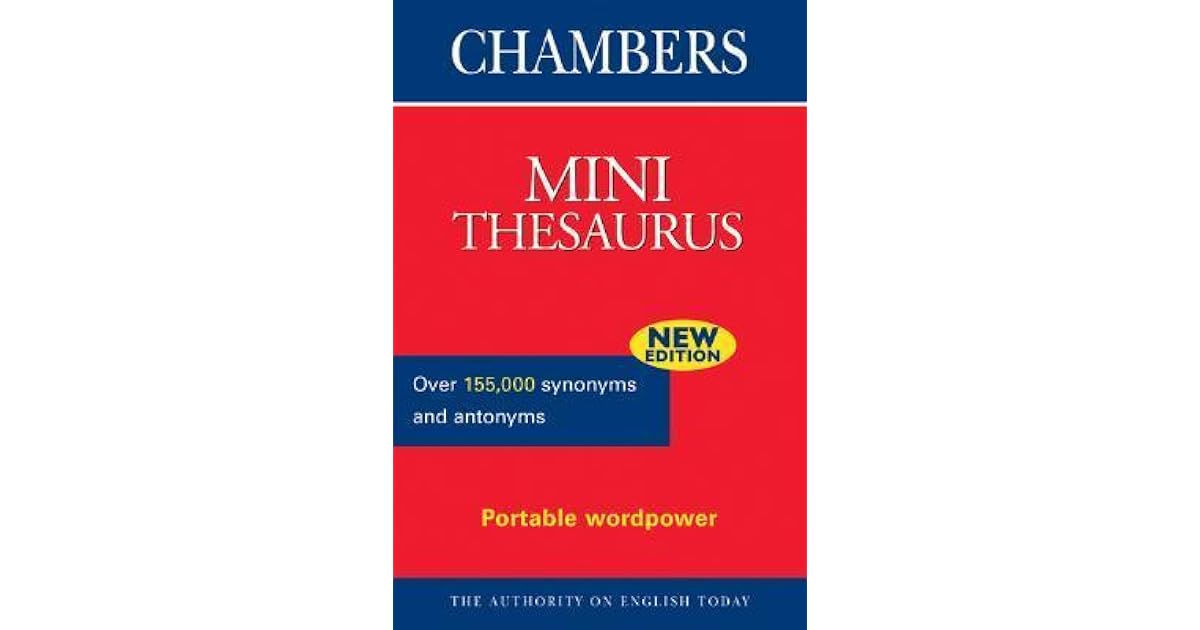 Chambers Mini Thesaurus by Chambers