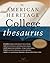 The American Heritage College Thesaurus