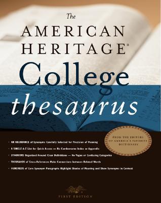 The American Heritage College Thesaurus (Hardcover)