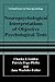 Neuropsychological Interpretation of Objective Psychological Tests (Critical Issues in Neuropsychology)