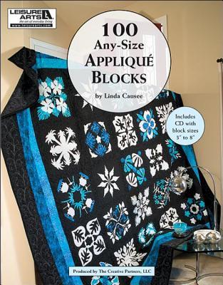 Leisure Arts 100 Any-Size Applique Blocks CD & Book (Paperback)