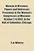 Woman in Missions; Papers and Addresses Presented at the Woman's Congresses of Missions October 2-4,1893, in the Hall of Columbus, Chicago.