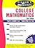Schaum's Outline of College Mathematics (Schaum's Outline Series)
