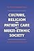 Culture, Religion and Patient Care in a Multi-Ethnic Society : A Handbook for Professionals