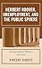 Herbert Hoover, Unemployment, and the Public Sphere: A Conceptual History, 1919-1933