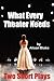 What Every Theater Needs, Two Short Plays: Acting Edition
