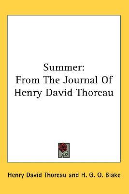 Summer: From The Journal Of Henry David Thoreau (Paperback)