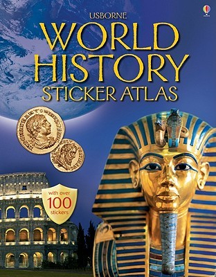 Usborne World History Sticker Atlas (Paperback)