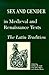 Sex and Gender in Medieval and Renaissance Texts: The Latin Tradition (Medieval Studies)