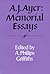 A. J. Ayer: Memorial Essays