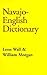 Navajo-English Dictionary by C. Leon Wall