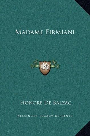 Madame Firmiani (Paperback)