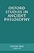 Oxford Studies in Ancient P...