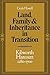 Land, Family and Inheritance in Transition by Cicely Howell