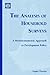 The Analysis of Household Surveys by John Hopkins University Press