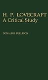 H. P. Lovecraft by Donald R. Burleson