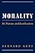 Morality: Its Nature and Ju...