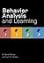 Behavior Analysis and Learning