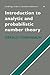 Introduction to Analytic and Probabilistic Number Theory (Cambridge Studies in Advanced Mathematics, Series Number 46)
