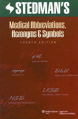 Stedman's Medical Abbreviations, Acronyms & Symbols