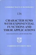 Character Sums with Exponential Functions and their Applications