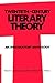 Twentieth-Century Literary Theory: An Introductory Anthology (Intersections Phil Crit Theory)