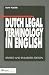Dutch Legal Terminology in ...