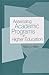 Assessing Academic Programs...