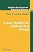 Linear Models for Optimal Test Design (Statistics for Social and Behavioral Sciences)