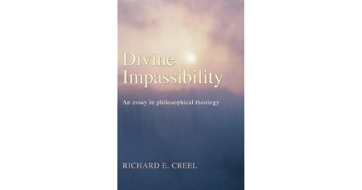 Divine essay impassibility in philosophical theology 03 picture