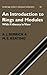 An Introduction to Rings and Modules: With K-Theory in View (Cambridge Studies in Advanced Mathematics, Series Number 65)