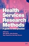 Health Services Research Methods: A Guide to Best Practice