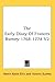 The Early Diary Of Frances Burney 1768-1778 V2