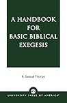 A Handbook for Basic Biblical Exegesis