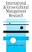 International and Cross-Cultural Management Research (SAGE series in Management Research)