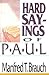 Hard Sayings of Paul (The Hard Sayings Series)
