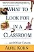 What to Look for in a Class...