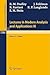 Lectures in Modern Analysis and Applications III by C.T. Taam