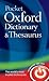 Pocket Oxford Dictionary and Thesaurus