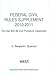 Federal Civil Rules Supplement, 2010-2011 by Benjamin Spencer