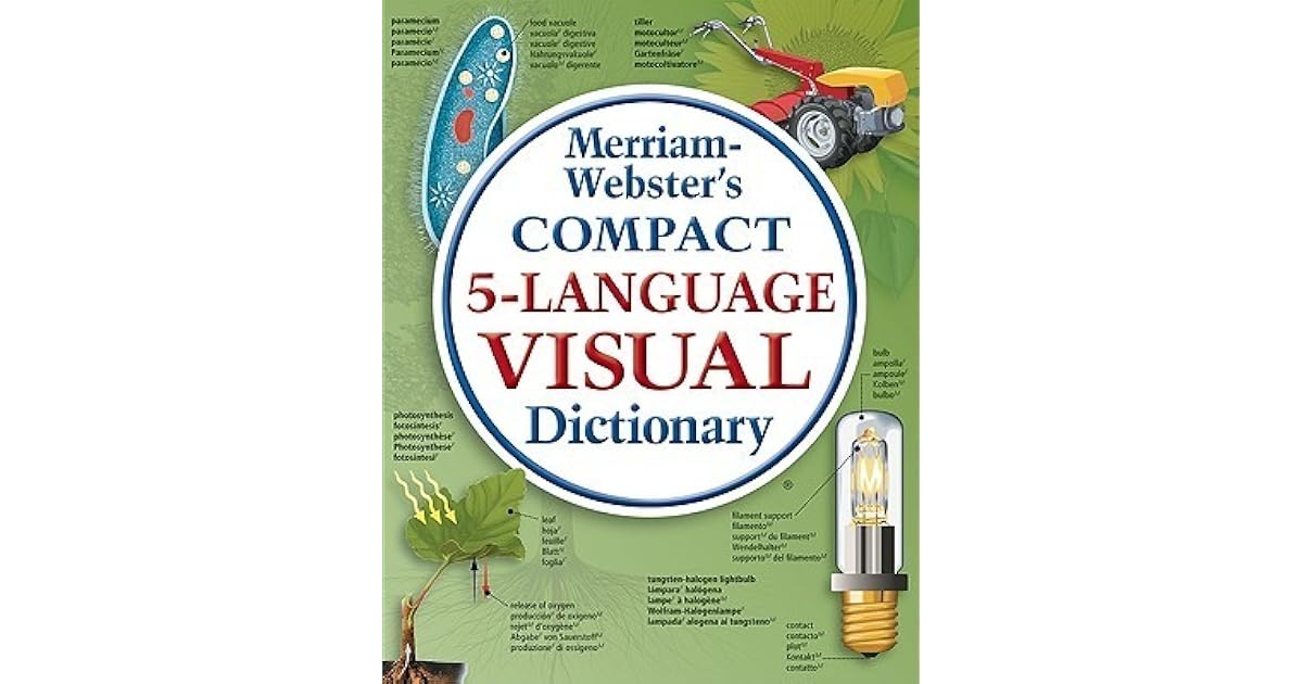 Merriamster's Compact 5Language Visual Dictionary by JeanClaude Corbeil