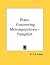 Plato: Concerning Metempsychosis
