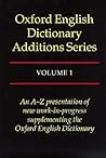 Oxford English Dictionary Additions Series, Volume 1