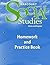 Social Studies, Grade 4 Homework&practice Book: Harcourt School Publishers Social Studies