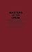 Masters of the Drum: Black Lit/oratures Across the Continuum (Contributions in Afro-American and African Studies)