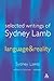 Language and Reality by Sydney Lamb